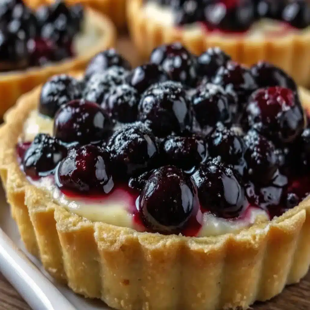 Blueberry Cream Cheese Tartlets