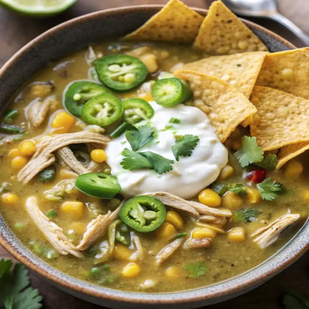 Creamy Green Chicken Chili
