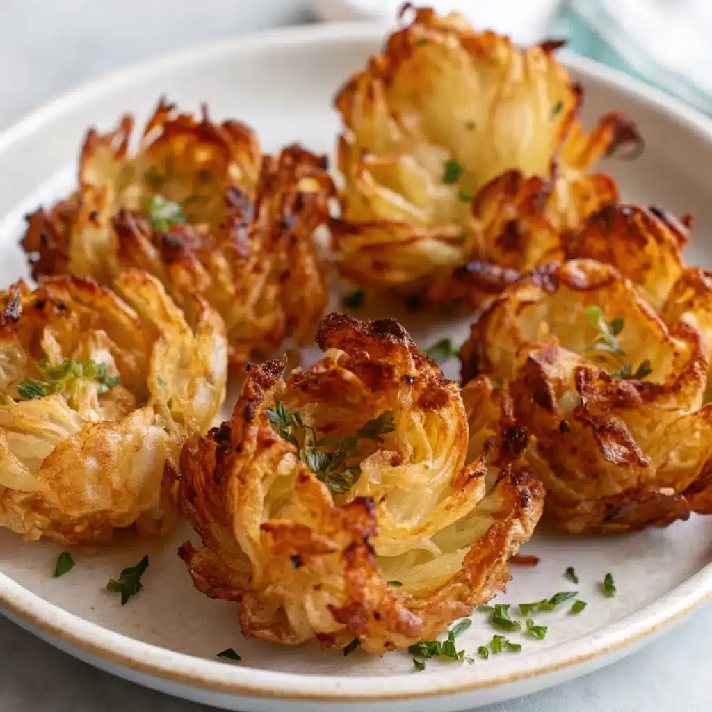 Crispy Bite-Sized Blooming Onions