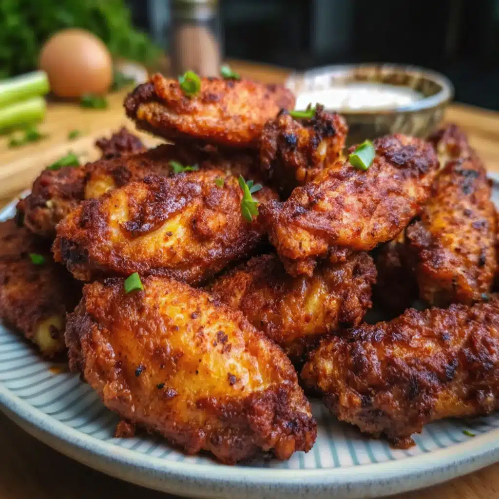 Crispy Buffalo Chicken Wings Crispy Buffalo Chicken Wings Crispy Buffalo Chicken Wings