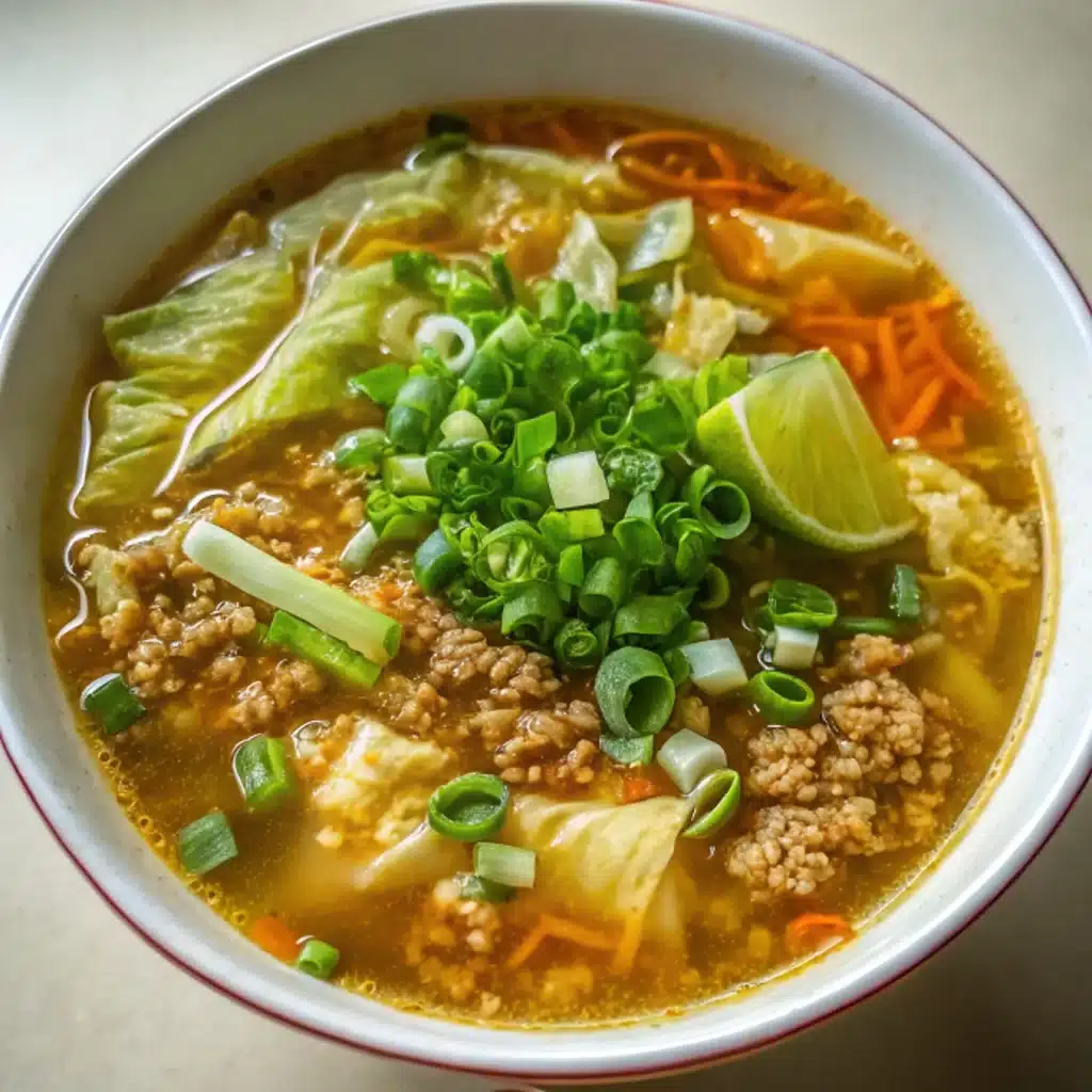 Cozy One-Pot Egg Roll Soup