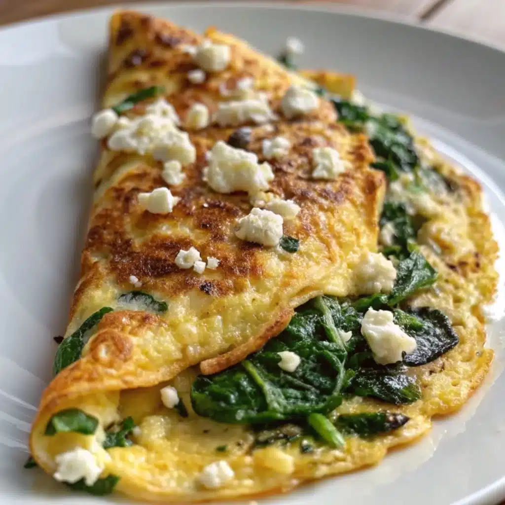 Spinach and Feta Omelette