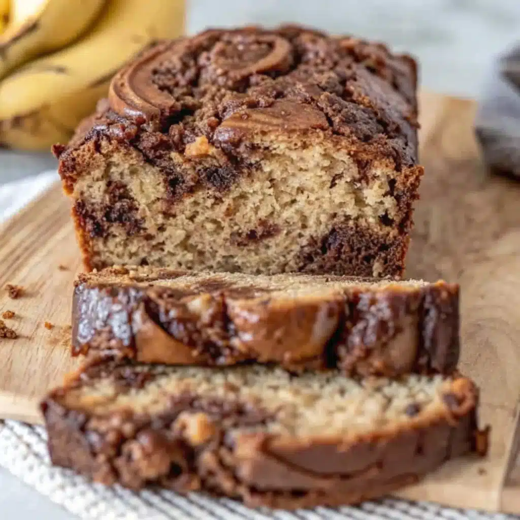 Moist Nutella Banana Bread