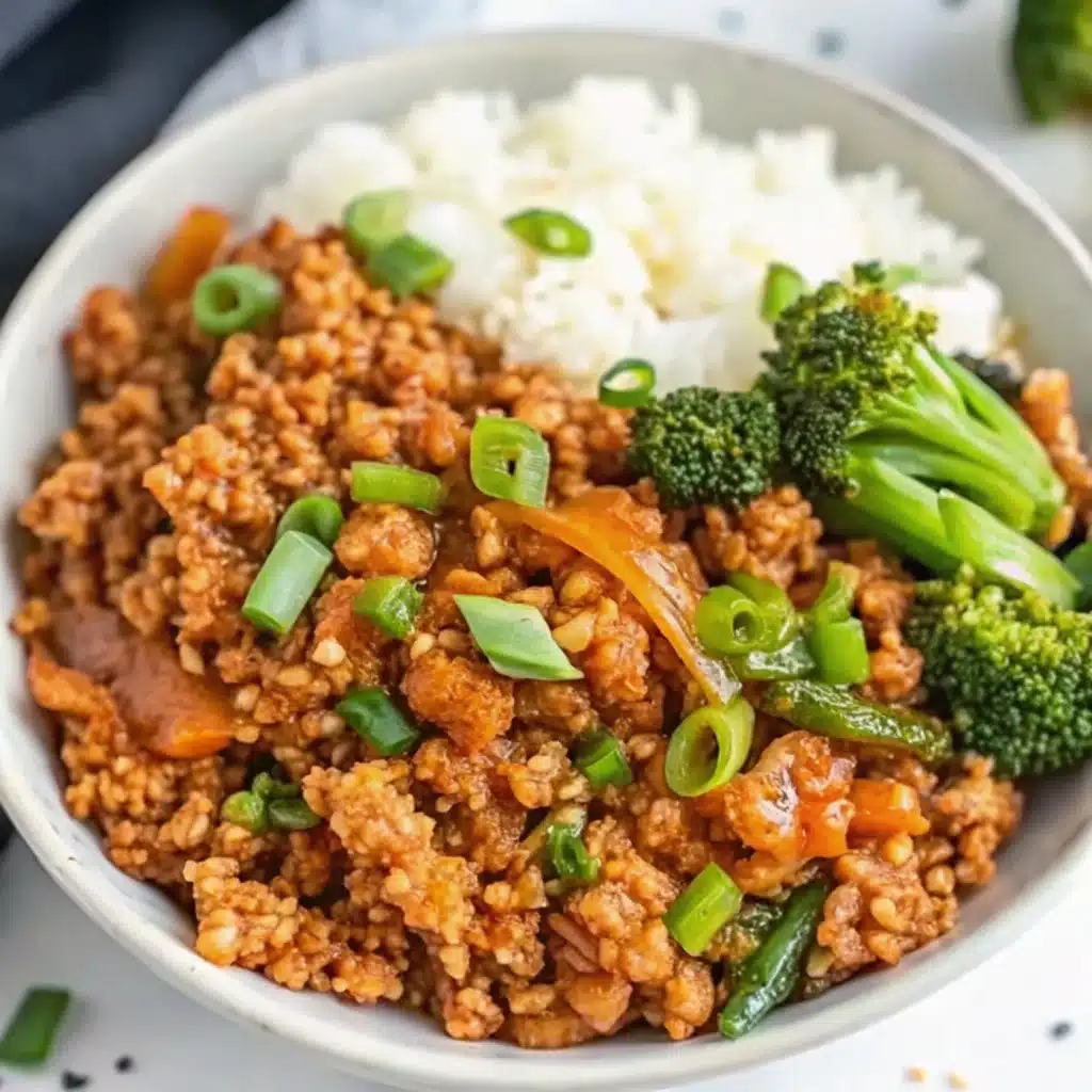 Firecracker Ground Chicken Bowl