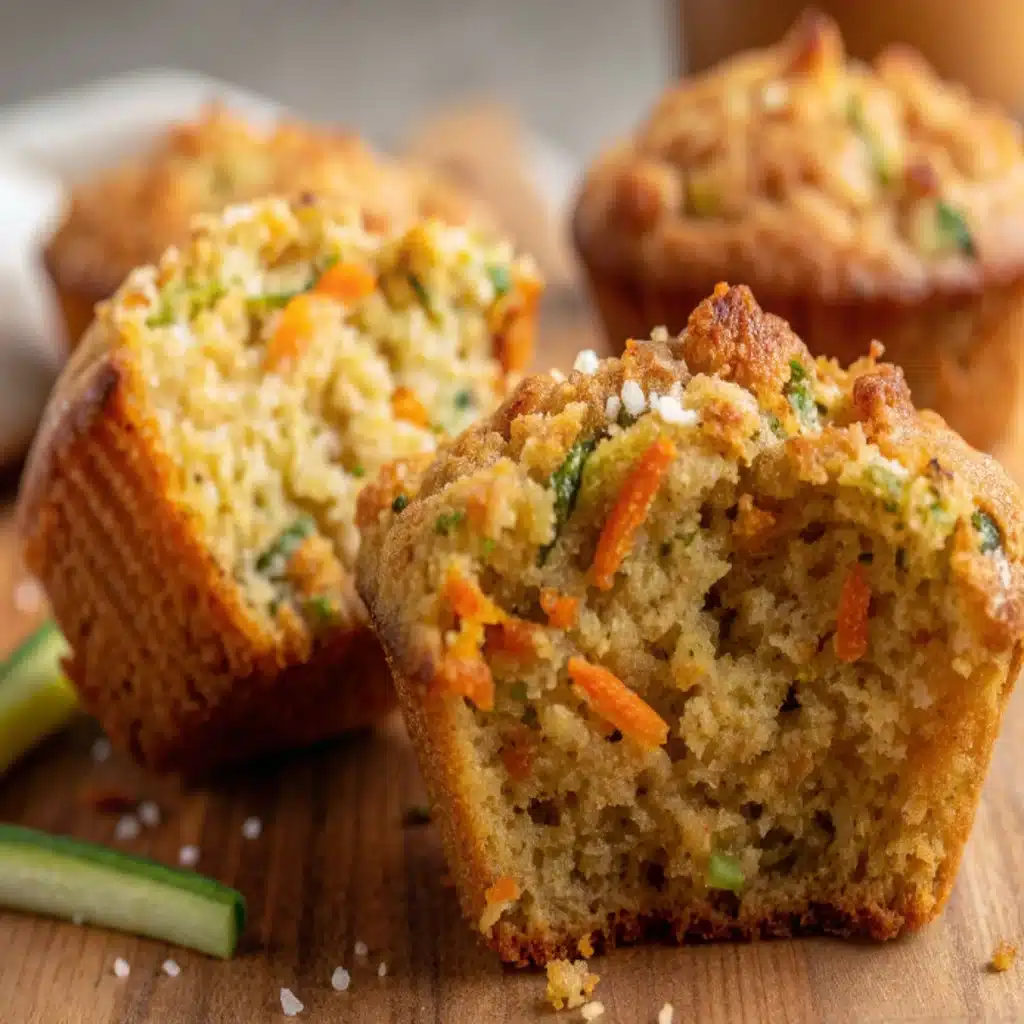 Moist Carrot Zucchini Muffins