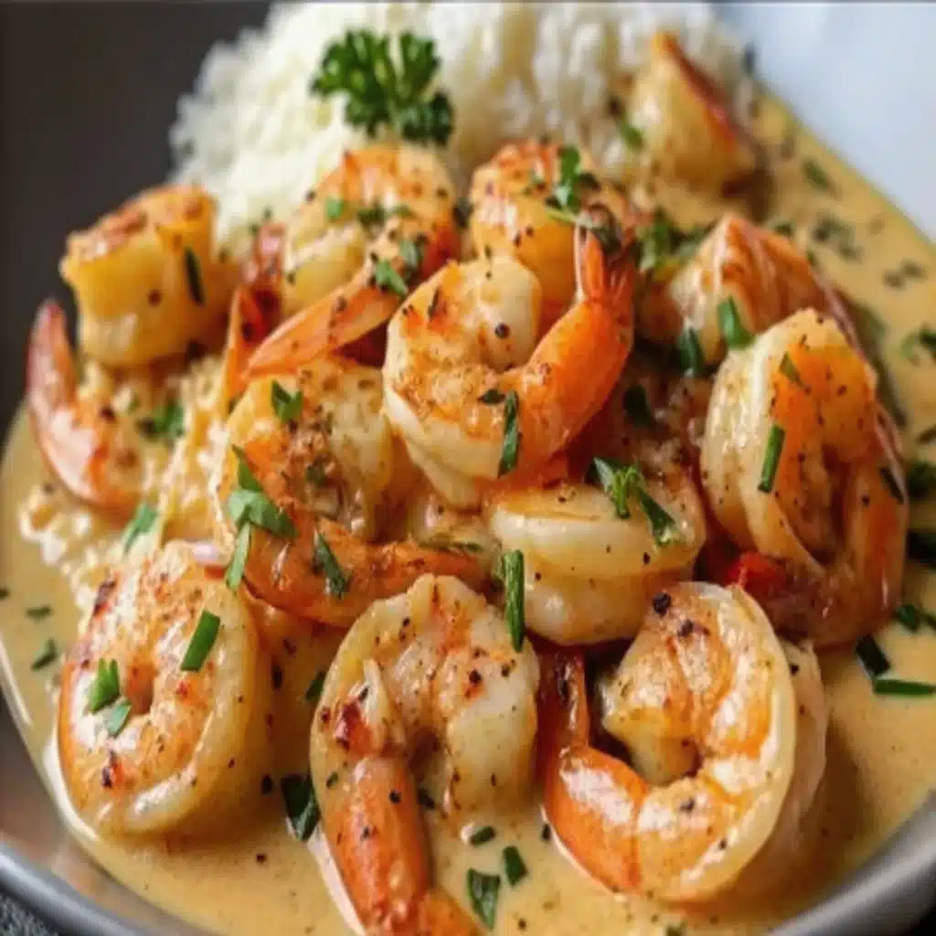Easy Creamy Garlic Shrimp