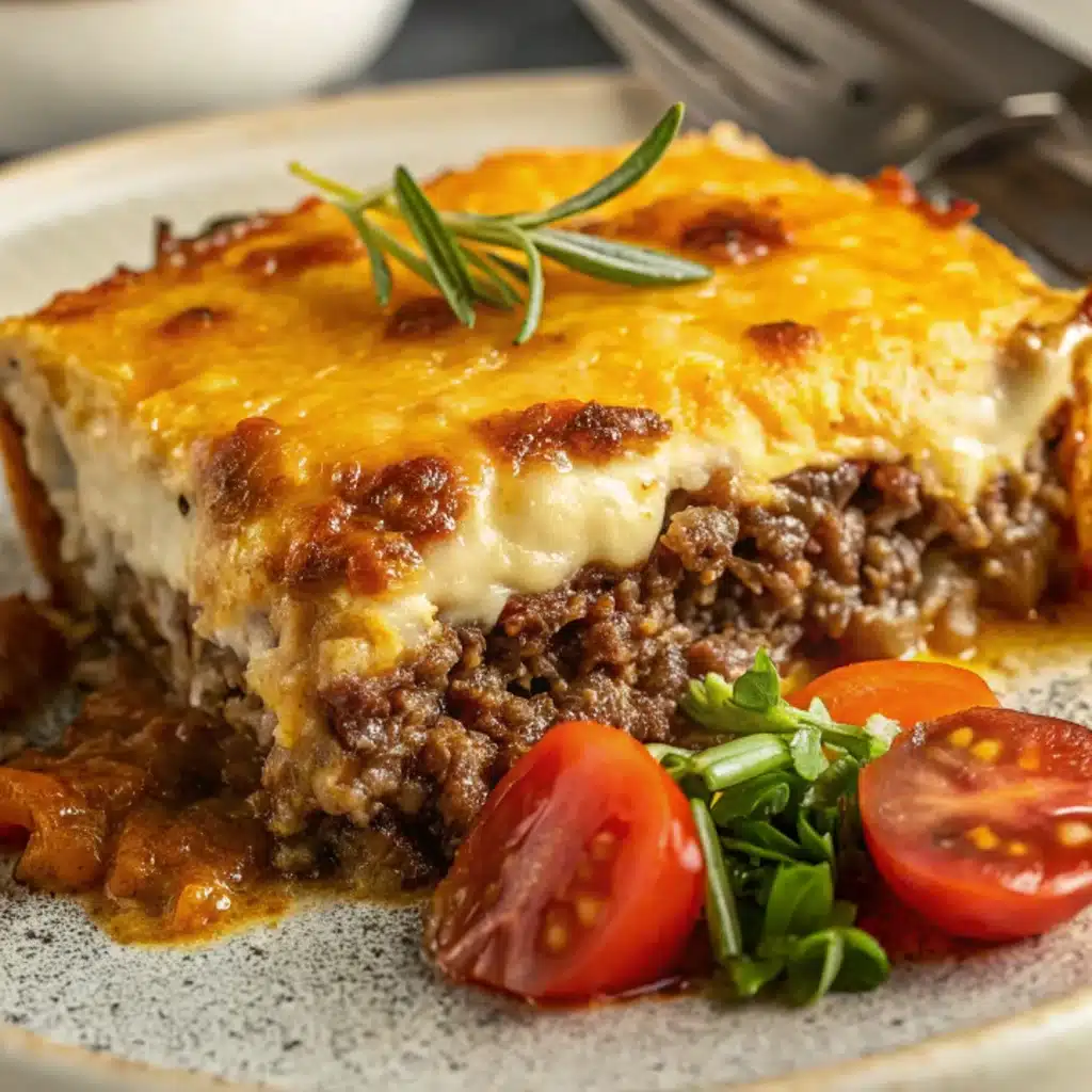 Homemade Cheeseburger Pie