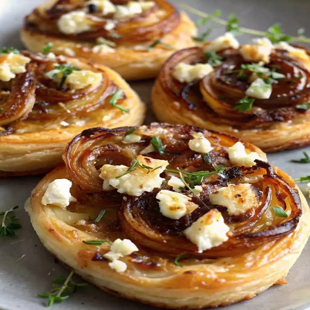 Caramelized Onion & Cheese Tarts