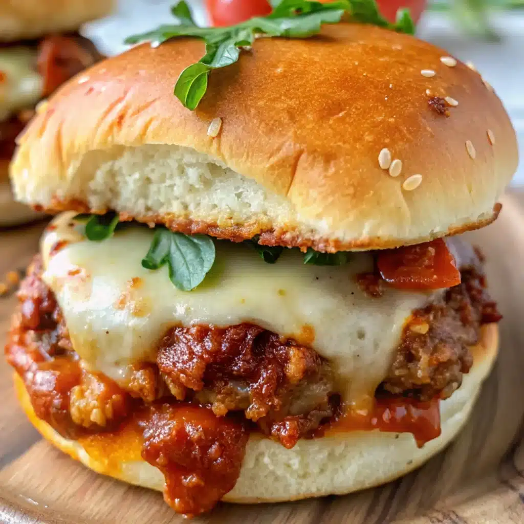 Slow Cooker Pizza Burgers