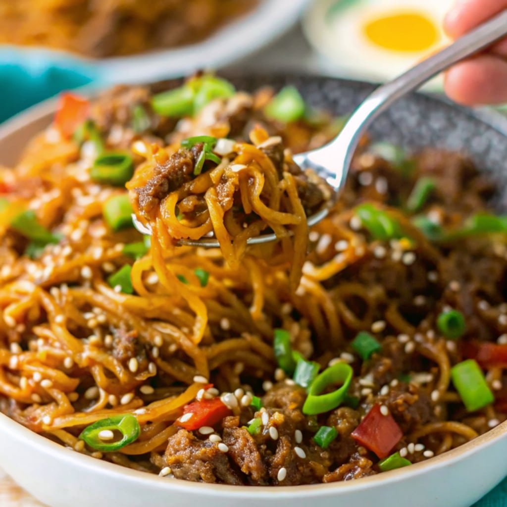 Slow Cooker Beef Ramen Noodles slow cooker beef ramen noodles