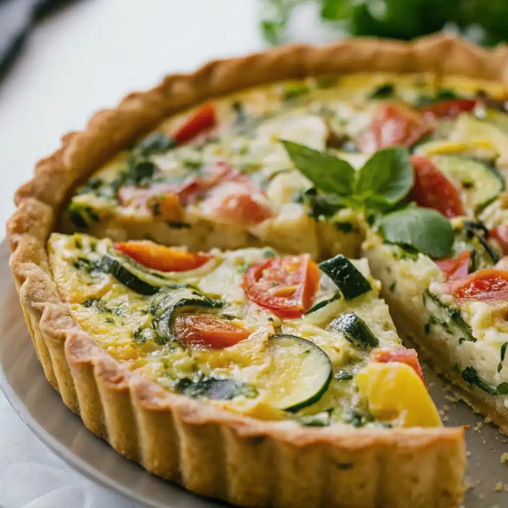 Delicious Springtime Vegetable Quiche