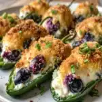 Blueberry Brie Jalapeño Poppers