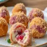 Strawberry Crunch Cheesecake Bites
