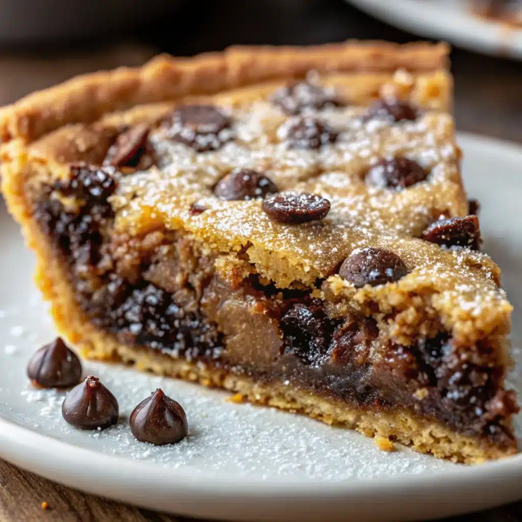 Easy Chocolate Chip Cookie Pie