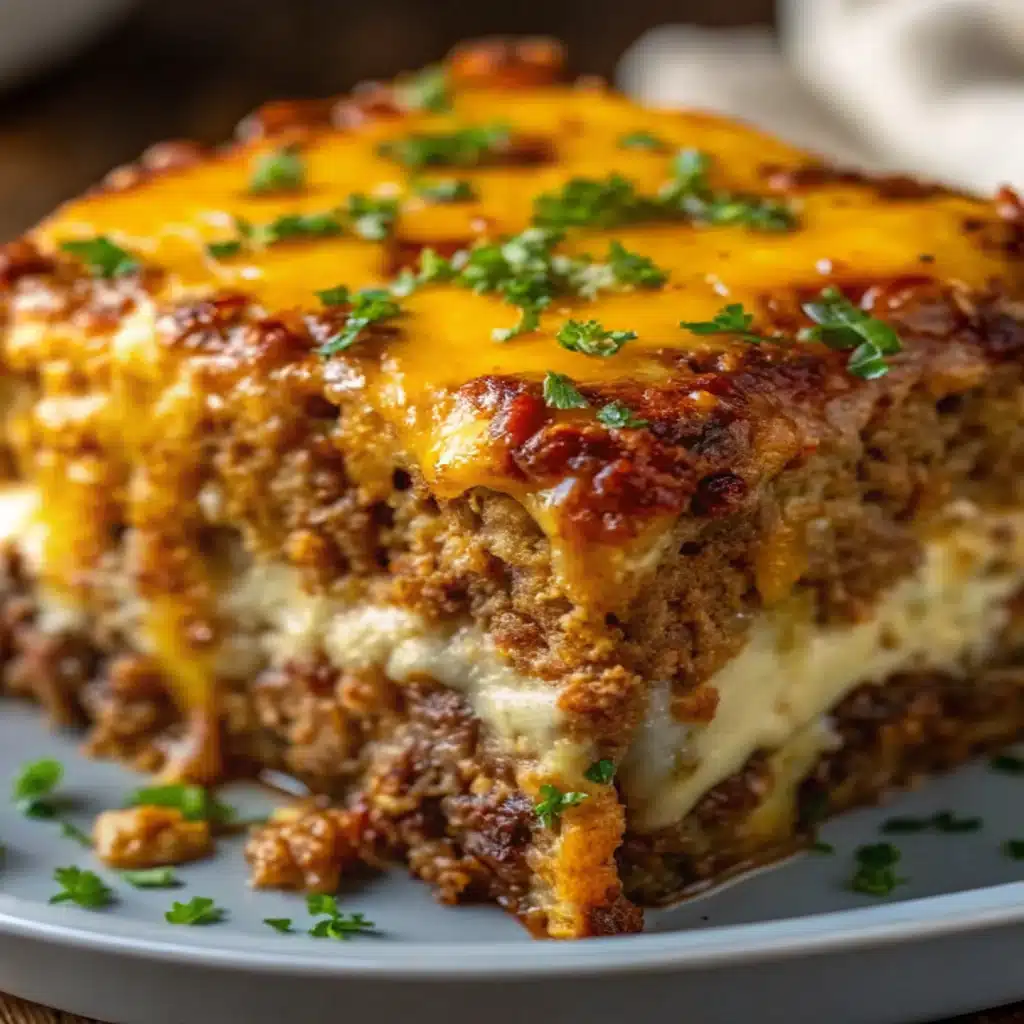Cheesy Meatloaf Casserole