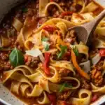 Easy Italian Drunken Noodles