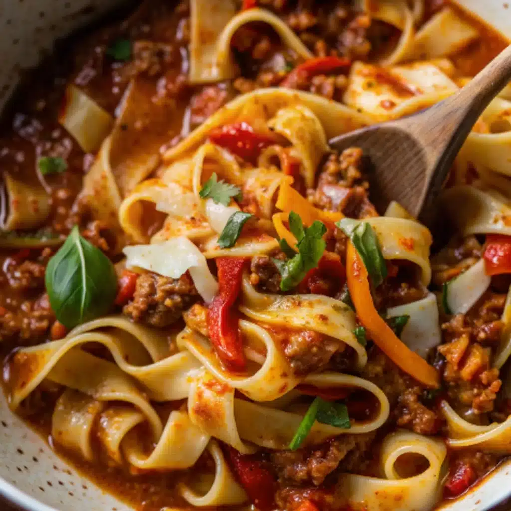 Easy Italian Drunken Noodles