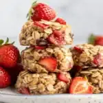 Strawberry Oatmeal breakfast Cookies