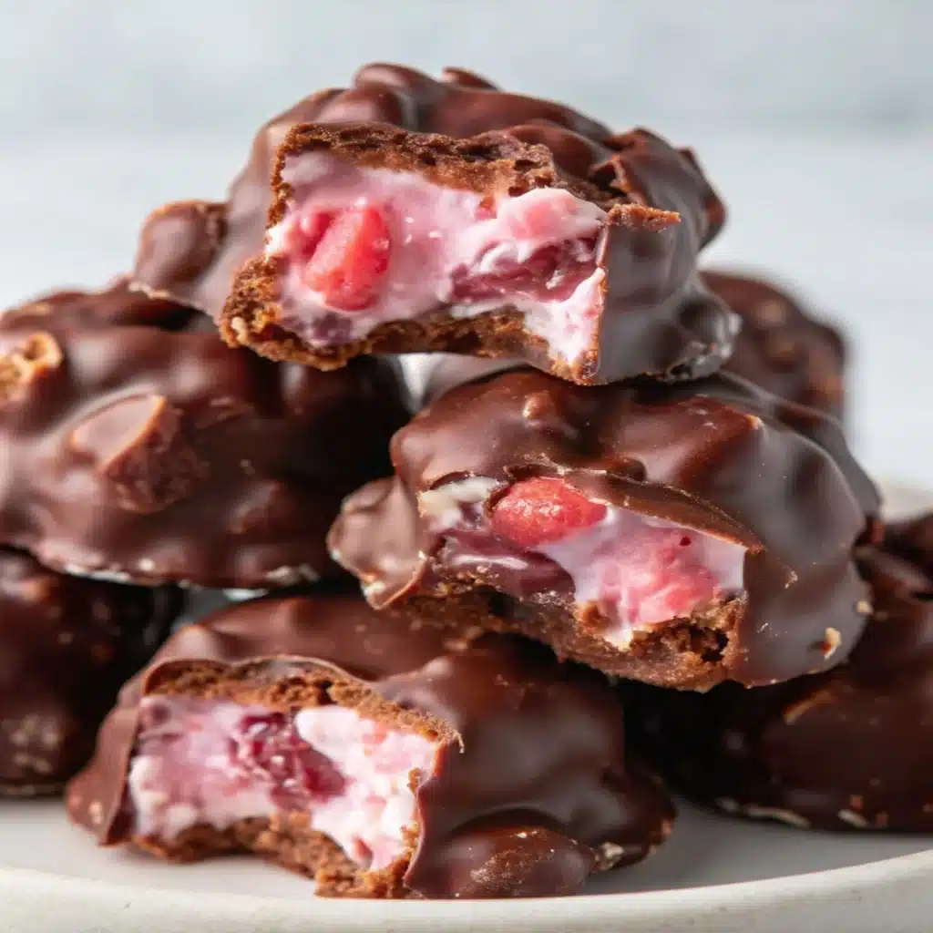 Chocolate Strawberry Yogurt Clusters