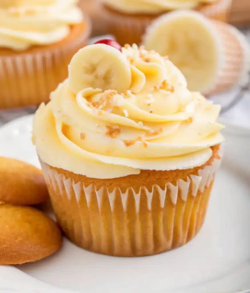 Banana pudding cupcakes