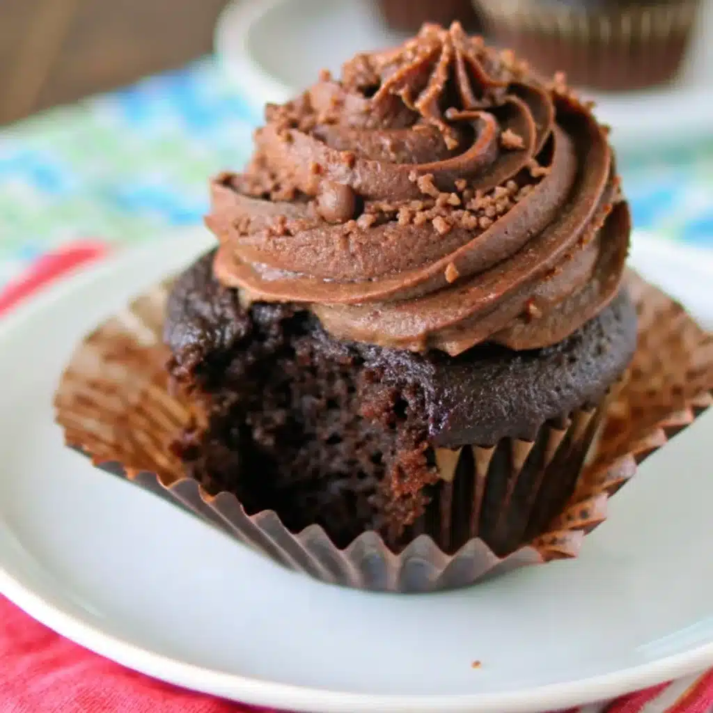easy chocolate cake mix cupcakes