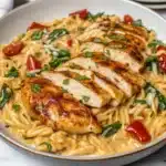Creamy Tuscan Chicken Orzo