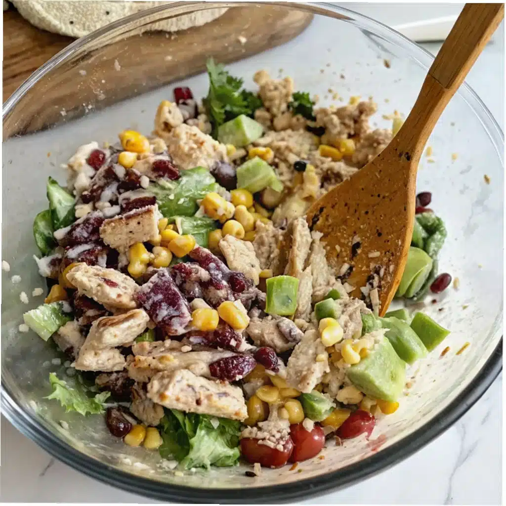 High Protein Southwest Chicken Salad