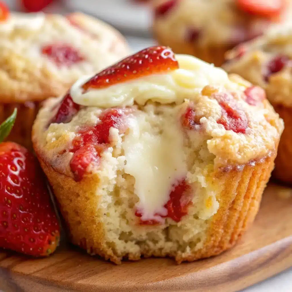 Strawberry Cream Cheese Muffins