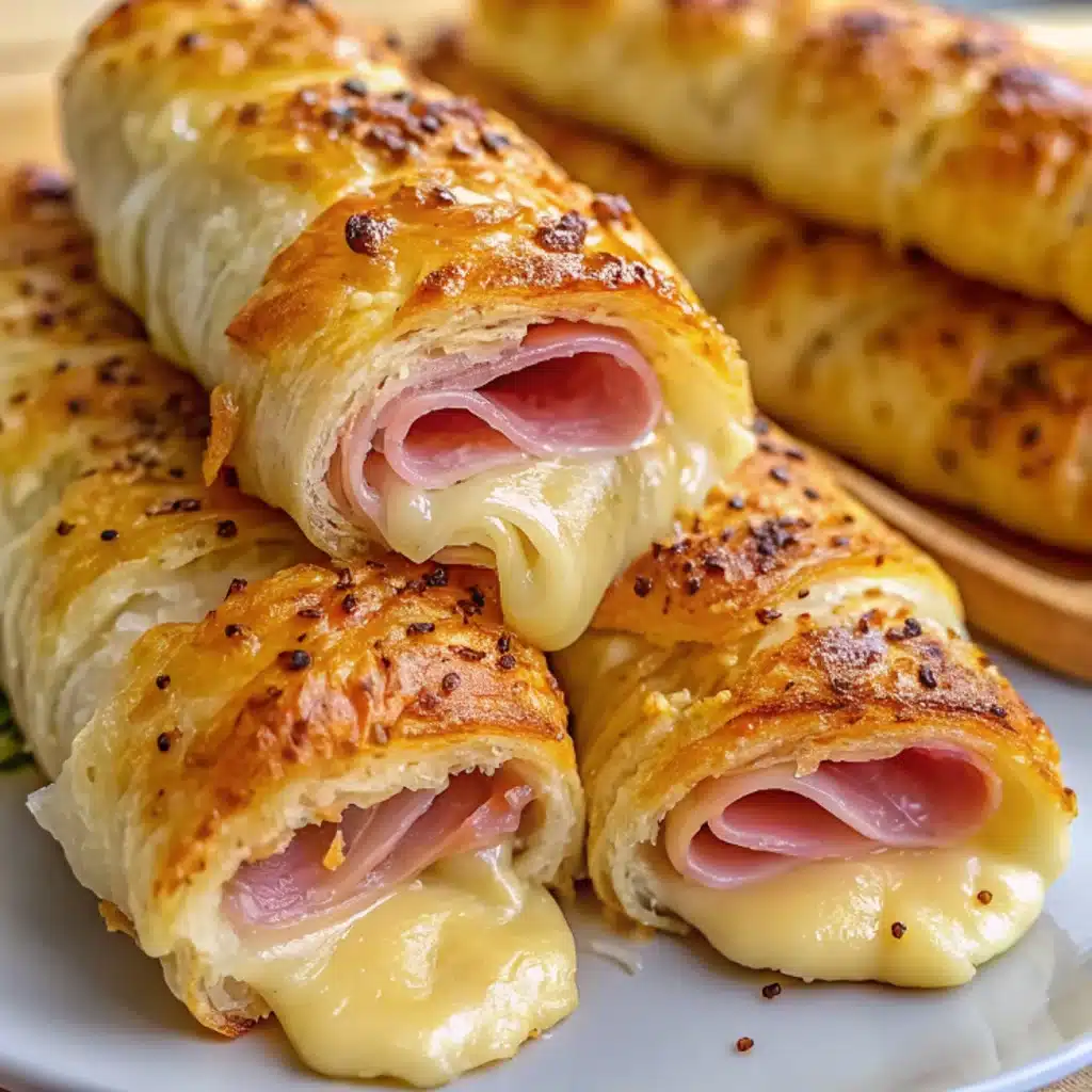 Ham and Cheese Crescent Roll-Up