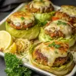 Oven-Baked Cabbage Burgers