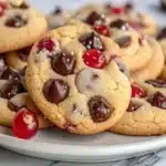 Heavenly Maraschino Cherry Chocolate Chip Cookies
