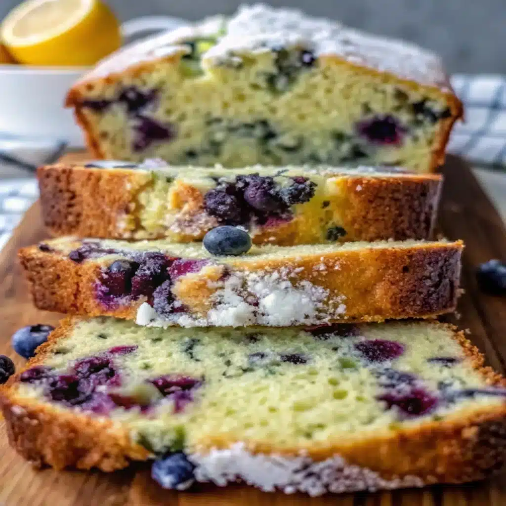 Fresh Blueberry Zucchini Bread