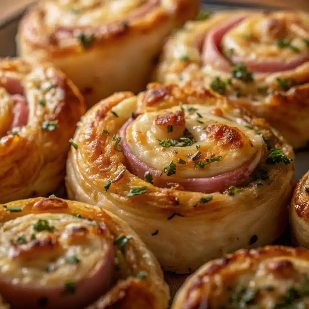Easy Ham and Cheese Pinwheels