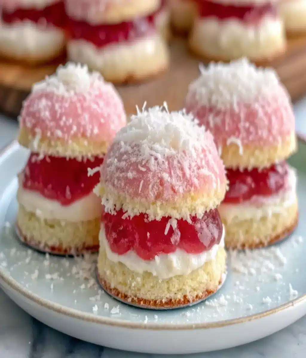 Old-Fashioned Pink Jelly Cakes