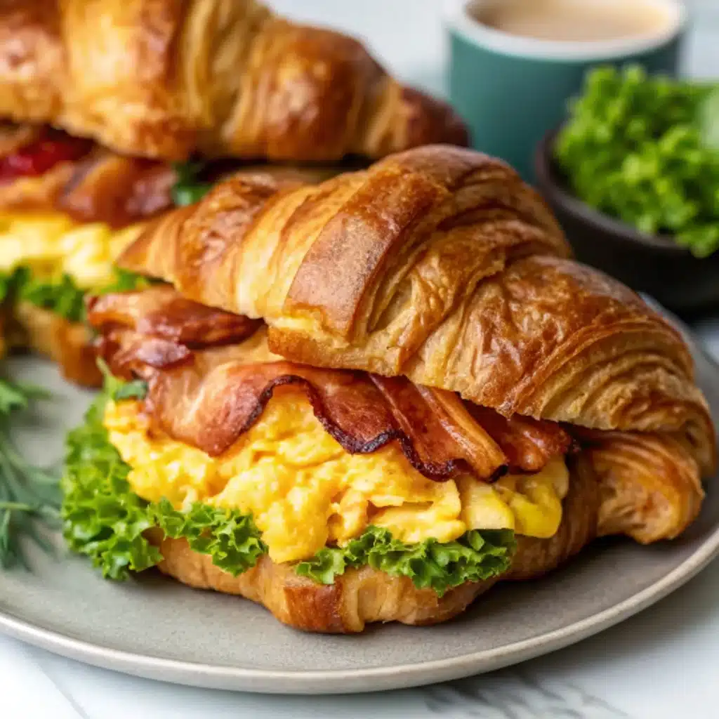Easy Croissant Breakfast Sandwiches