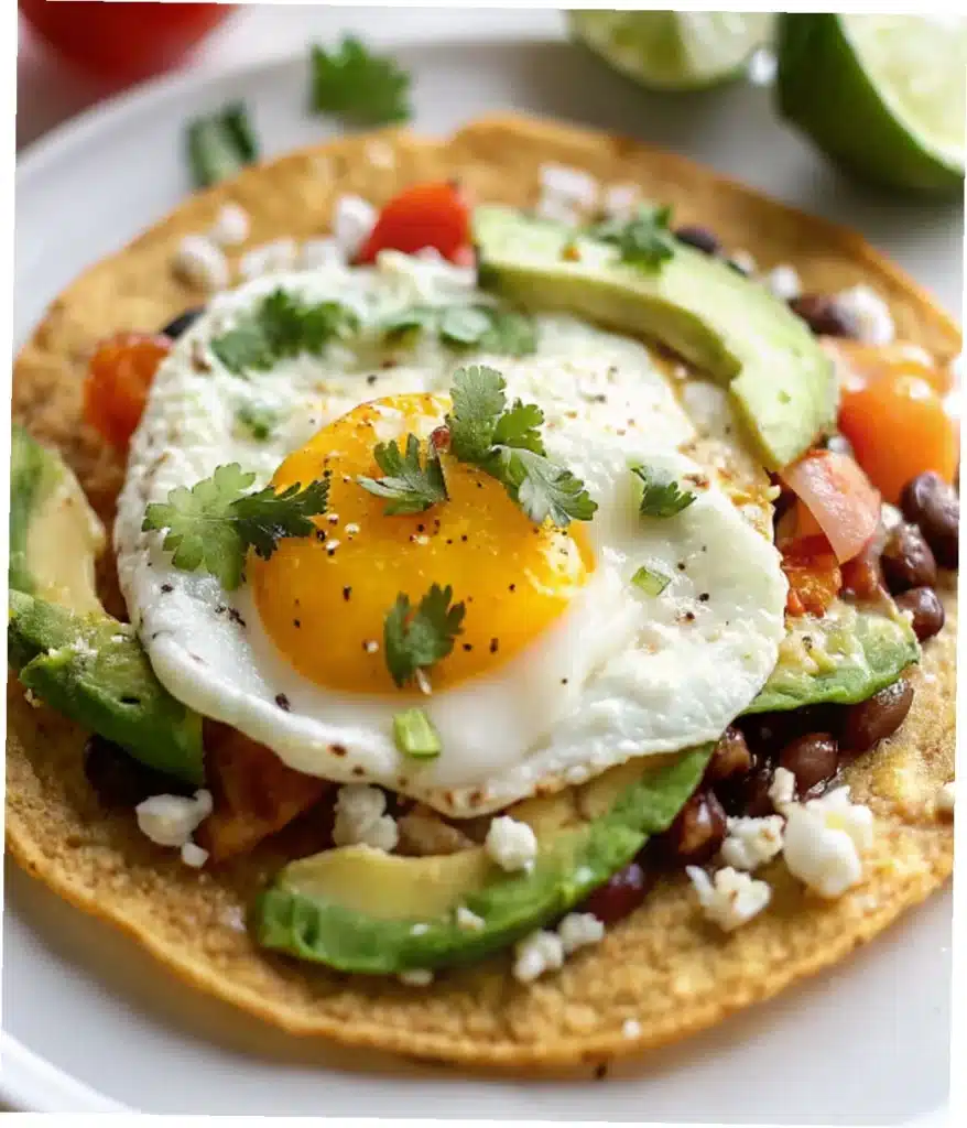 Breakfast Tostadas with Eggs Avocado Breakfast Tostadas with Eggs Avocado Breakfast Tostadas with Eggs Avocado