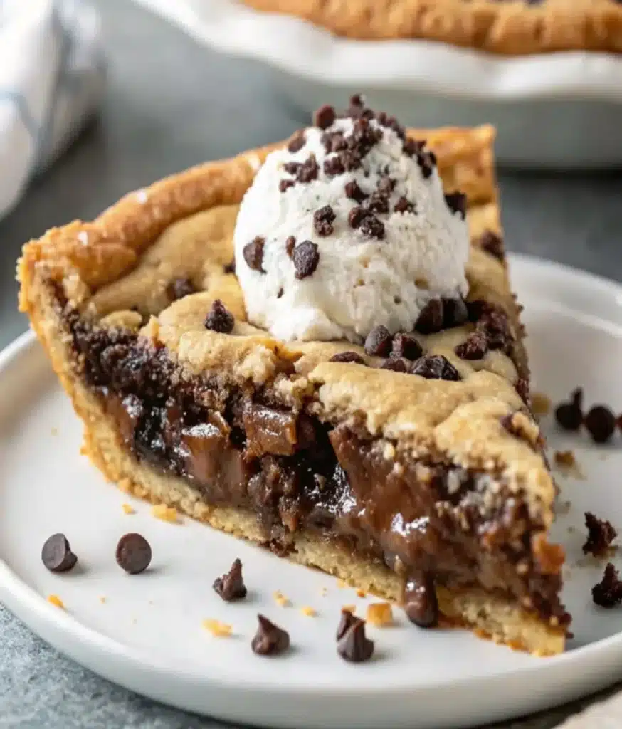 Easy Chocolate Chip Cookie Pie