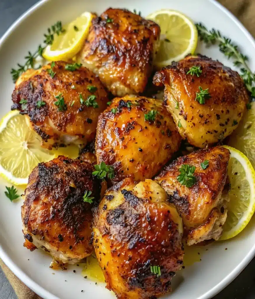 Lemon Pepper Chicken Thighs
