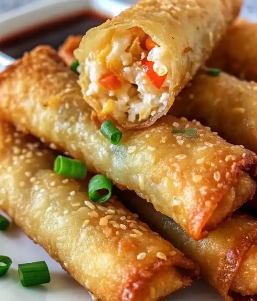 Crispy Seafood Egg Rolls