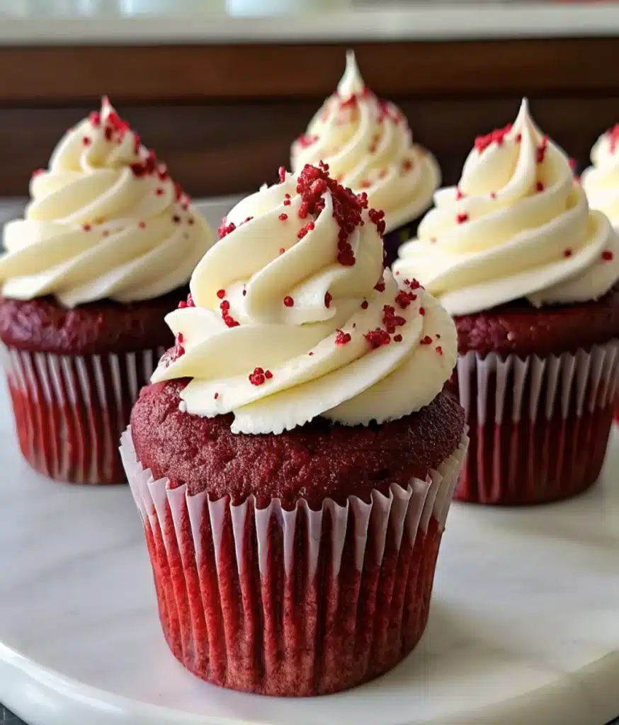 Delicious Red Velvet Cupcake Delicious Red Velvet Cupcake Delicious Red Velvet Cupcake