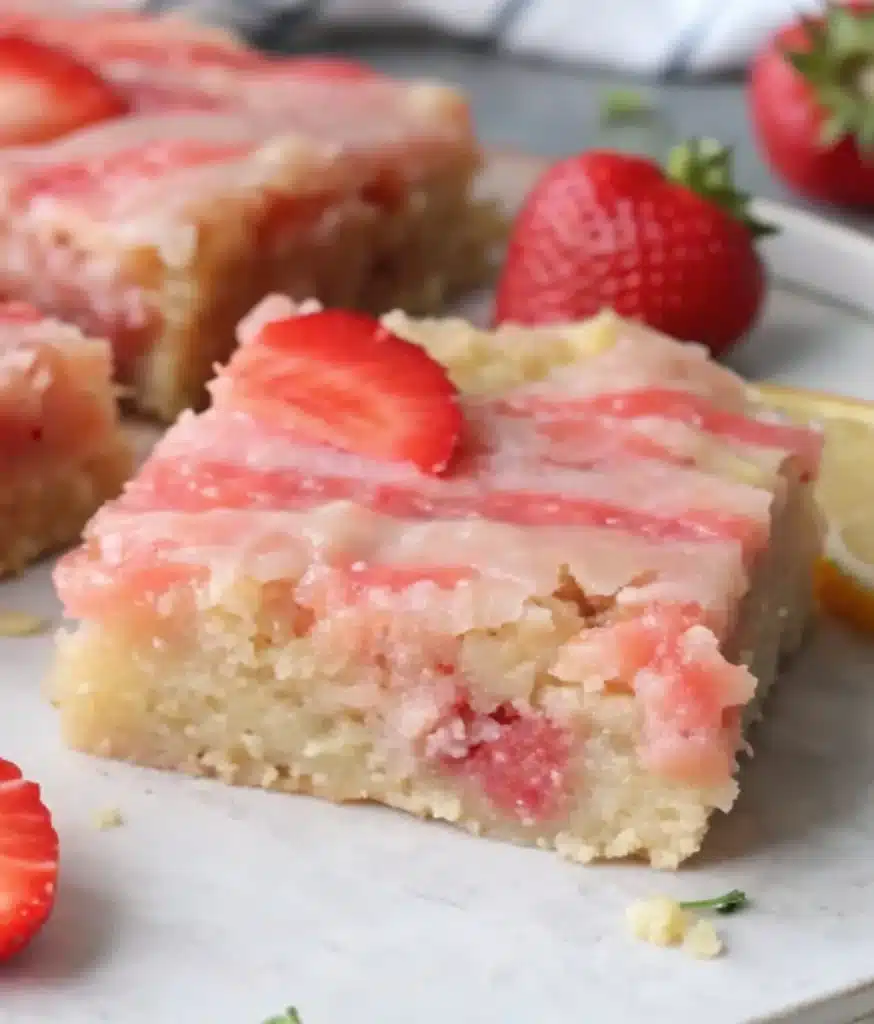 Strawberry Lemon Blondies Strawberry Lemon Blondies Strawberry Lemon Blondies