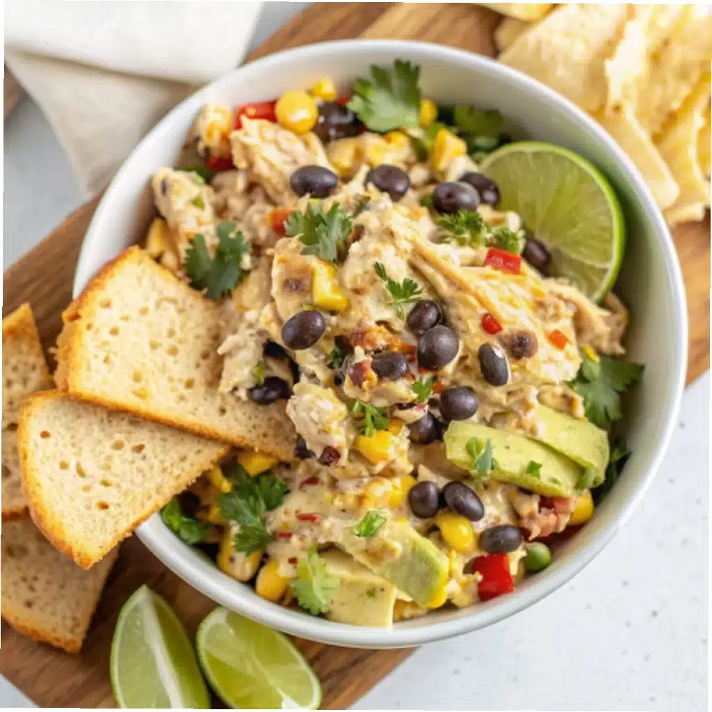 High Protein Southwest Chicken Salad
