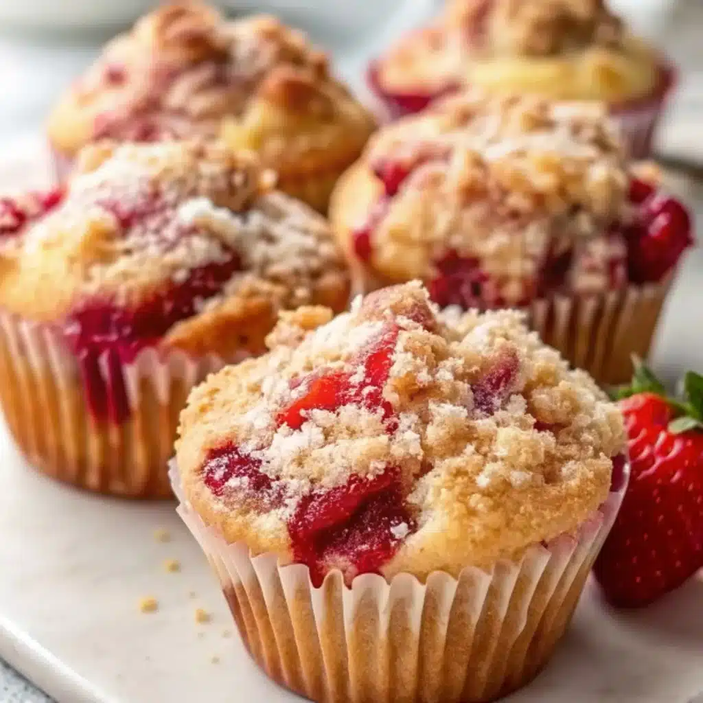 Irresistible Strawberry Shortcake Muffins