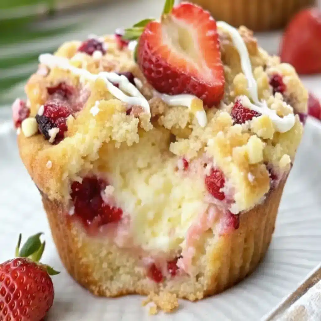 Strawberry Cream Cheese Muffins