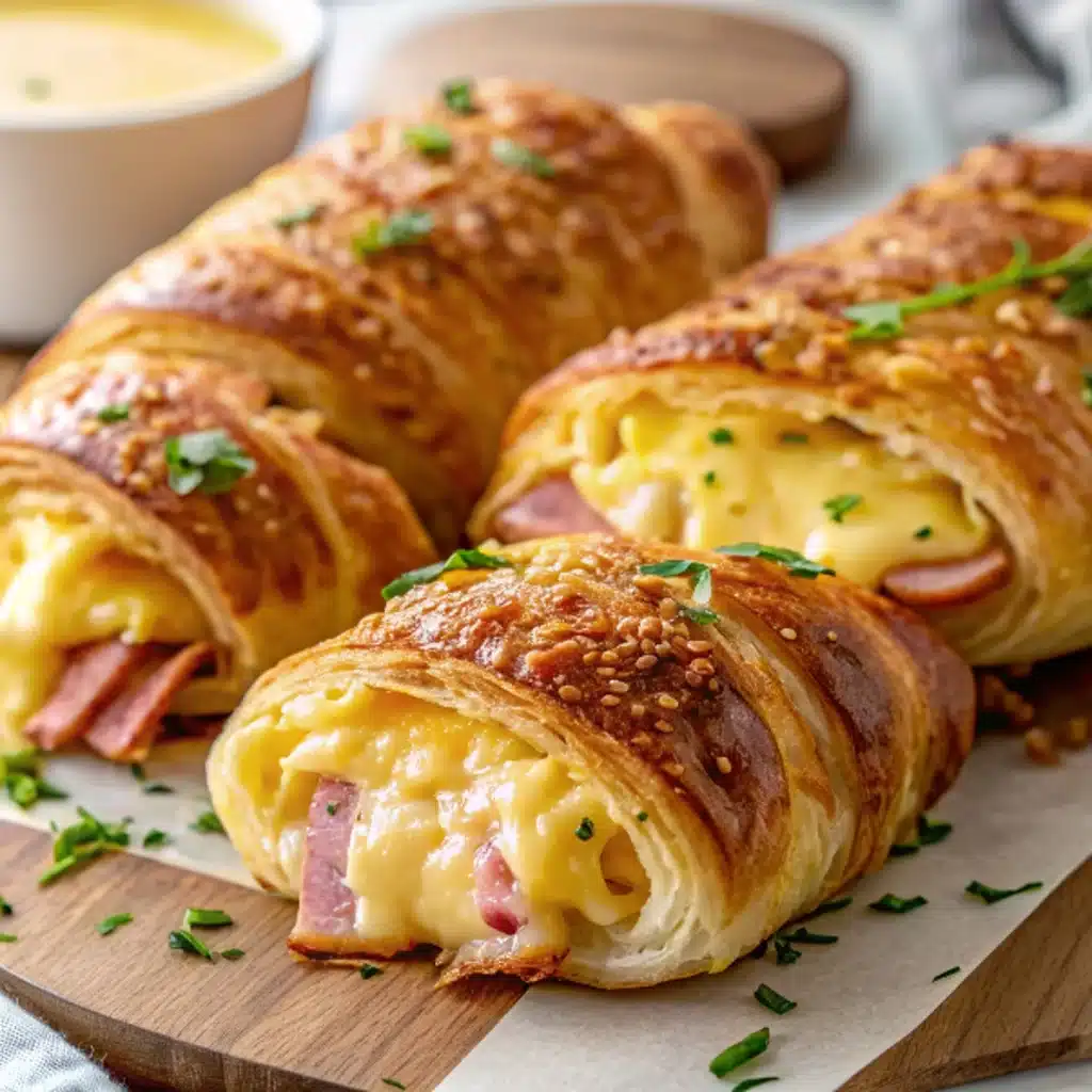 Ham and Cheese Crescent Roll-Up