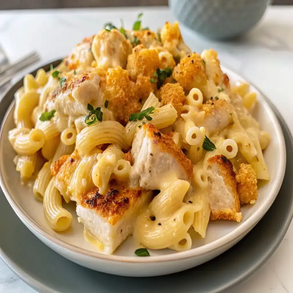 Easy and Delicious Cheesy Chicken Pasta Bake