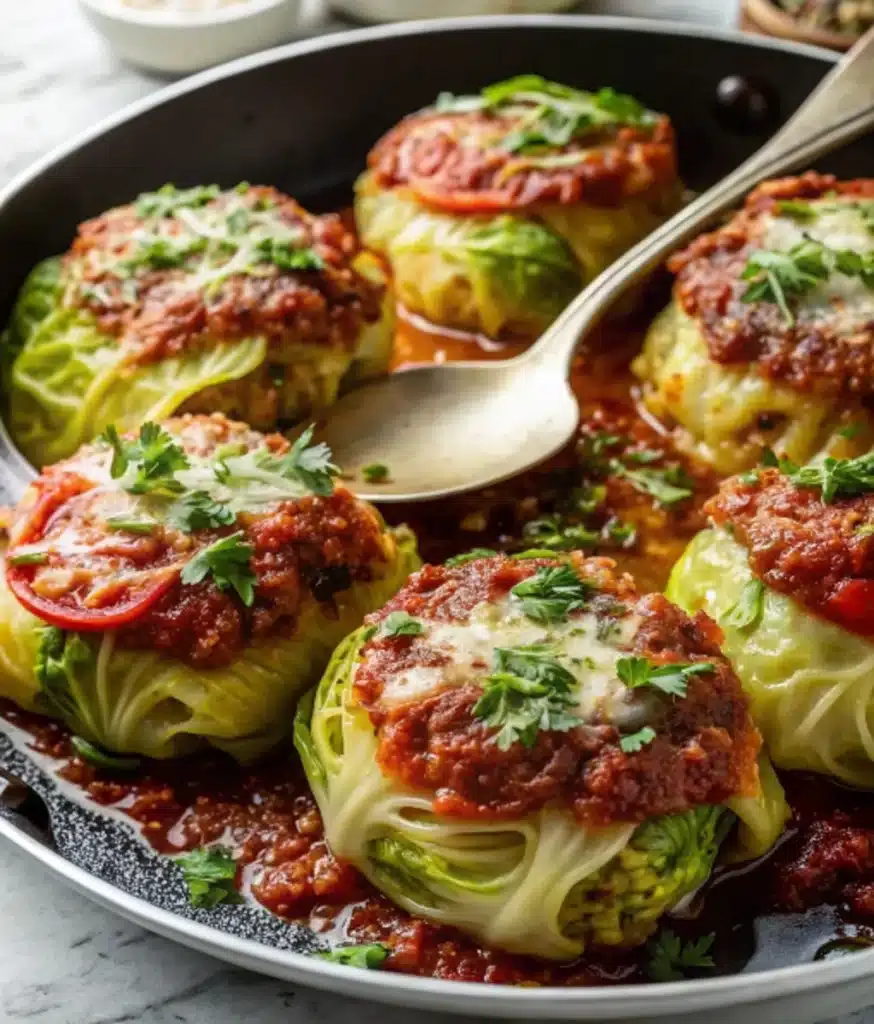 Oven-Baked Cabbage Burgers