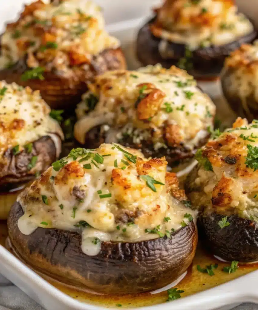 Tasty Olive Garden Stuffed Mushrooms