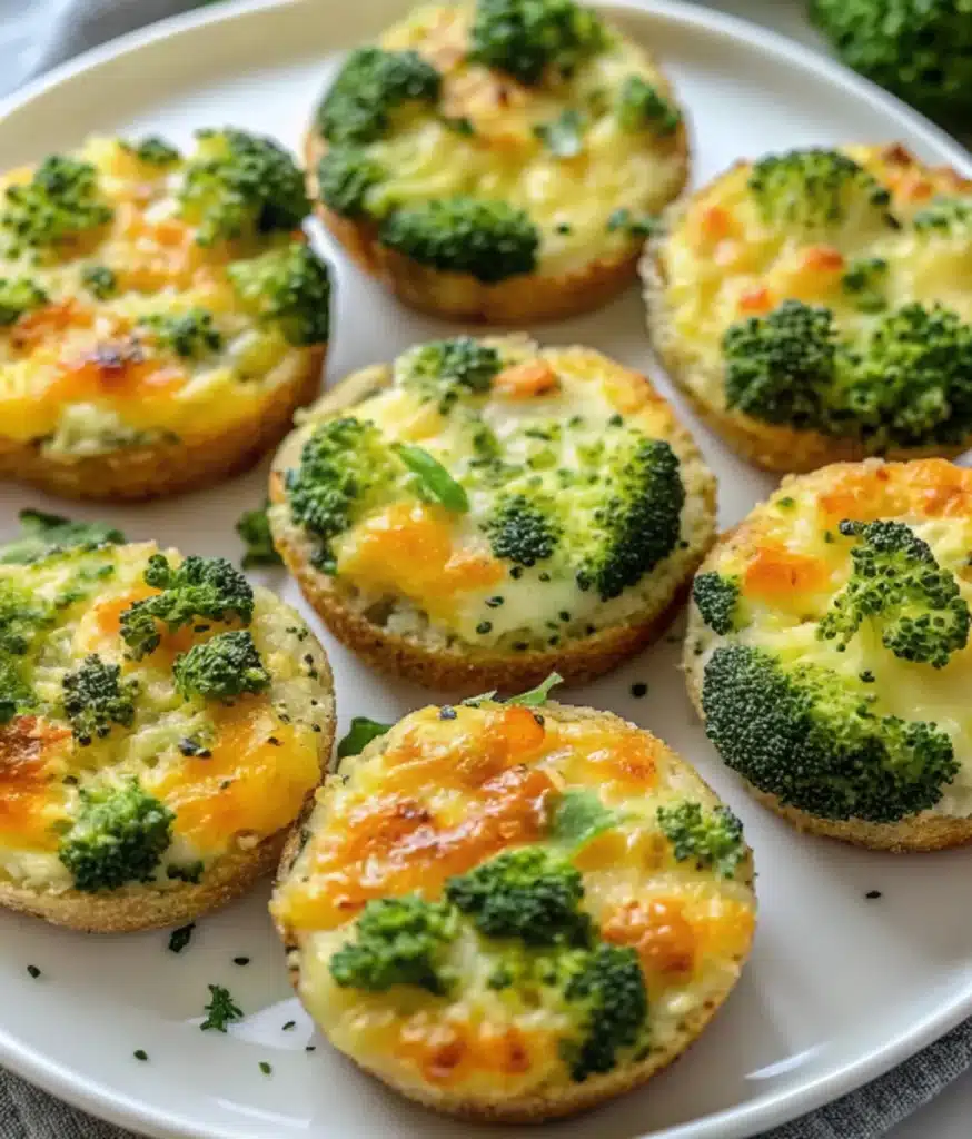 Low Carb Broccoli Cheese Rounds