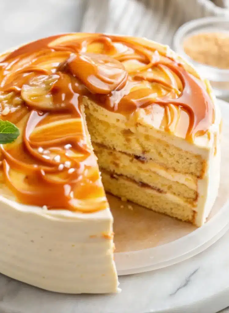 Delicious Salted Caramel Cake